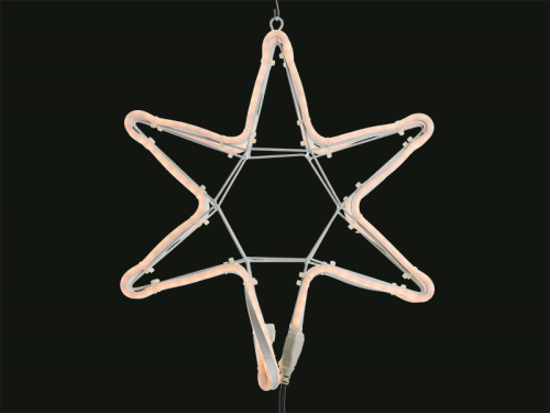 Neonflex Stern, Durchmesser= 41cm, Leistung= 25W, warmweiß, 240 LEDs