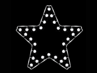 Stern – mit Lampen – 108 x 103cm