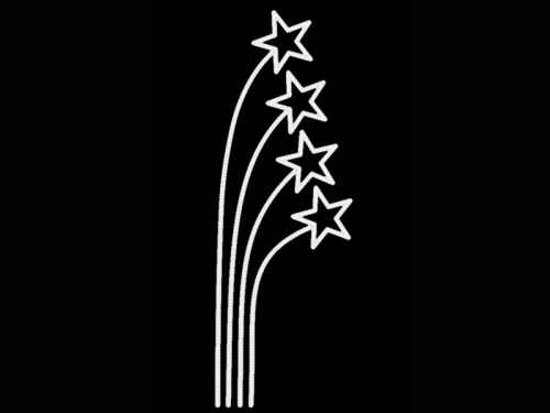 Sternenfolge – 4fach – sorgt für Winterstimmung