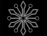 Schneekristall 7 – strahlt in weihnachtlichem eisweißen Licht