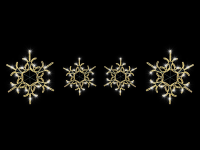 Schneekristallbanner – bringt winterlichen Glanz