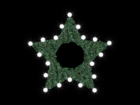 Lampenstern – sorgt für weihnachtliche Stimmung – 95 x 80cm