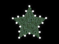 Lampenstern – sorgt für weihnachtliche Stimmung – 95 x 80cm