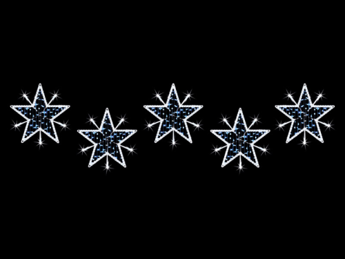 Schneesterne – mit Schneefall – Effekt