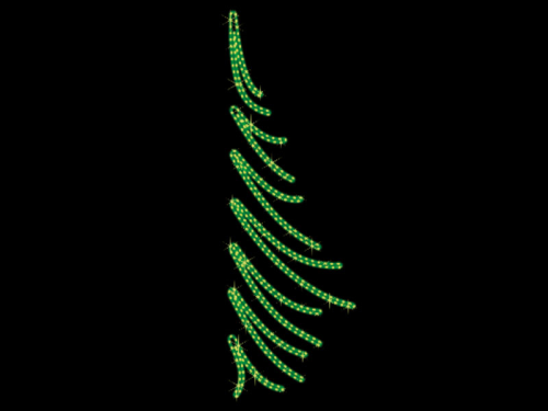 Tannenbaum – rechts – bringt weihnachtliche Stimmung an jeden Ort