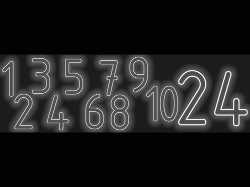 Adventkalender LED eisweiß, Set 39-teilig