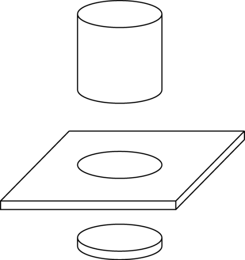 Stanzung Durchmesser 30-50mm
