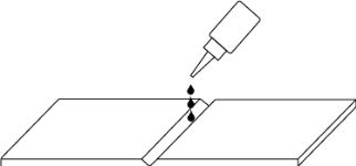 Falz und  Klebung bis 300mm