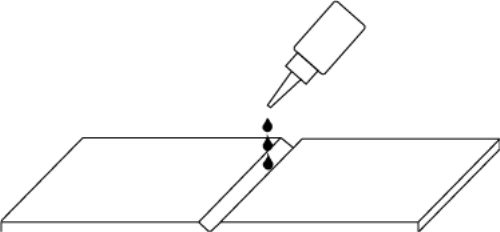Falz und  Klebung bis 300mm