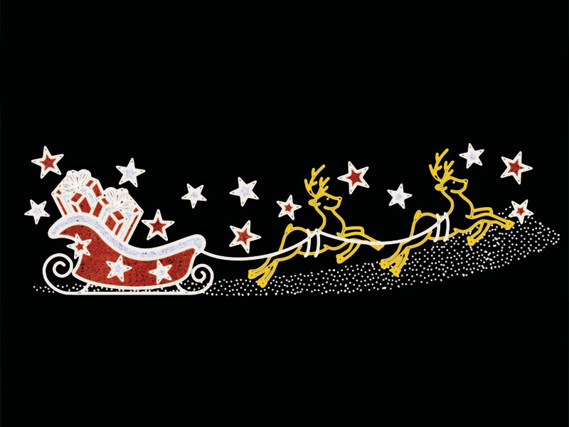 Weihnachtliche Straßenmotive 2D