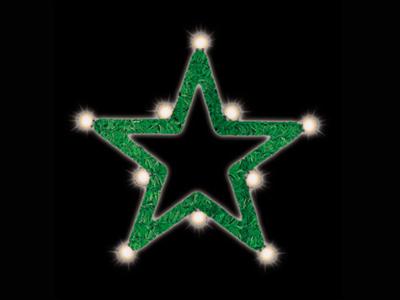 Weihnachtliche Mastmotive 2D mit Lampen